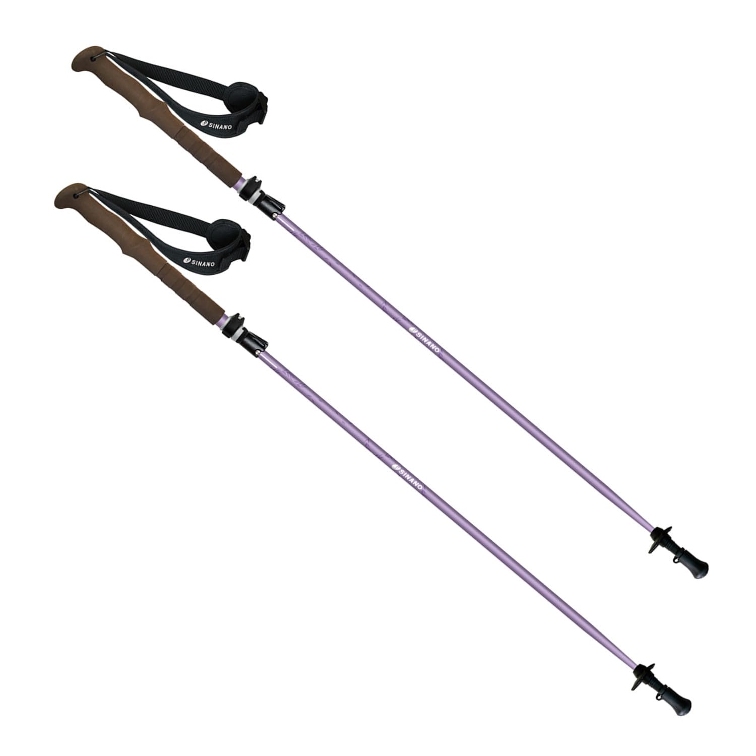 

SINANO Trekking Pole Folder TWIST 110 Purple 95-110cm фиолетовый