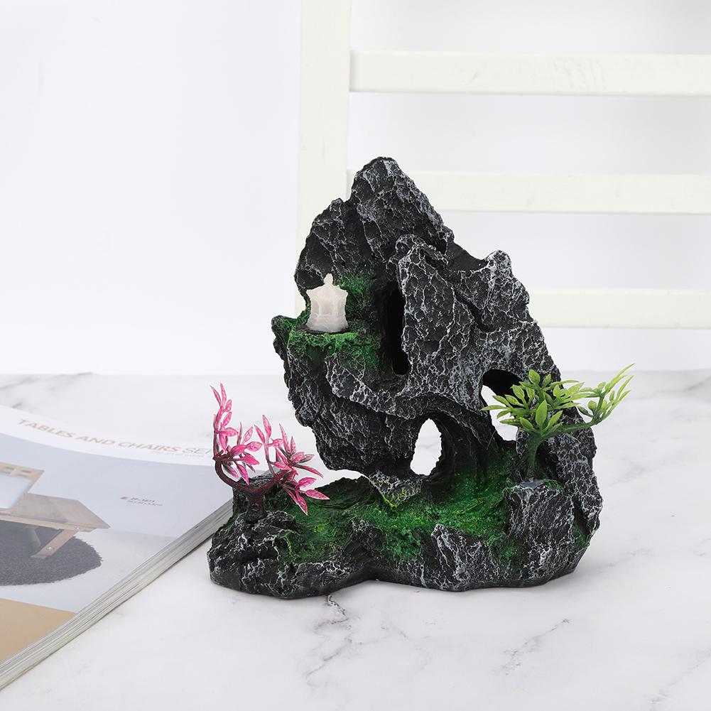 CL002 Harz Aquarium Künstliche Simulation Felsenlandschaft Versteckhaus Fischtank Landschaft Ornament