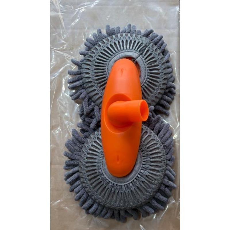 Adjustable Long Handle Chenille Microfiber Car Wash Brush, Soft No Scratch Heavy Duty Cleaning Mop Multi Surface Vehicle Detailing Tools