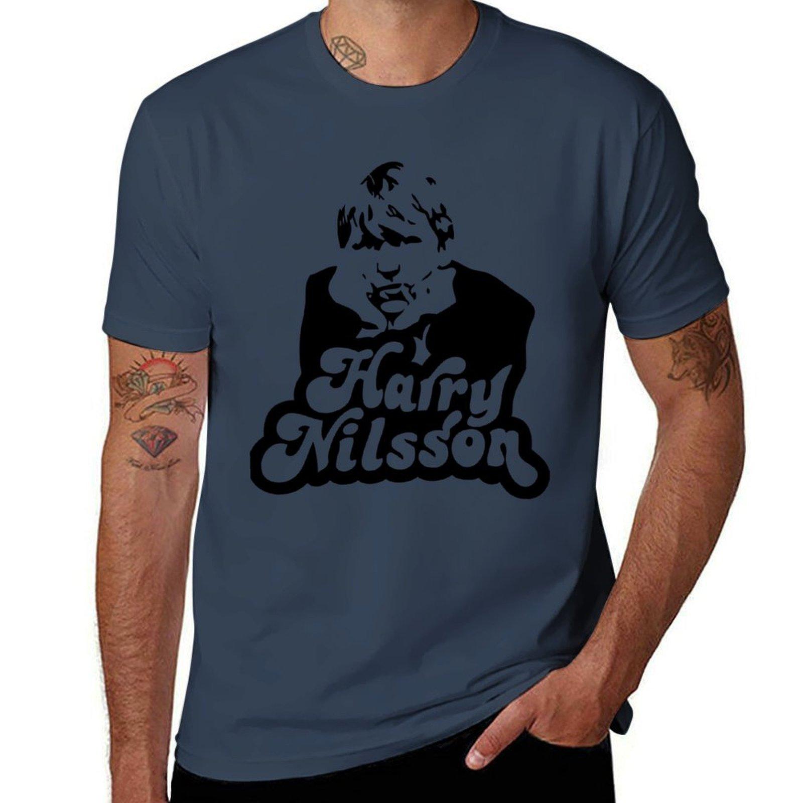 The Incredible Harry Nilsson Tshirt Big Size Short Sleeve Tee For Unisex S