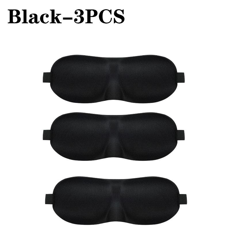 1-50PCS 3D Sleep Eye Mask Unisex Zero Pressure Contour Design Soft Breathable Adjustable Strap for Travel Rest Comfortable