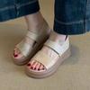 Retro Style~ Platform Sandals for Women's Summer Wear Casual Sandals To Increase the Height with Skirts, Mother Soft-soled Platform Sandals for Women