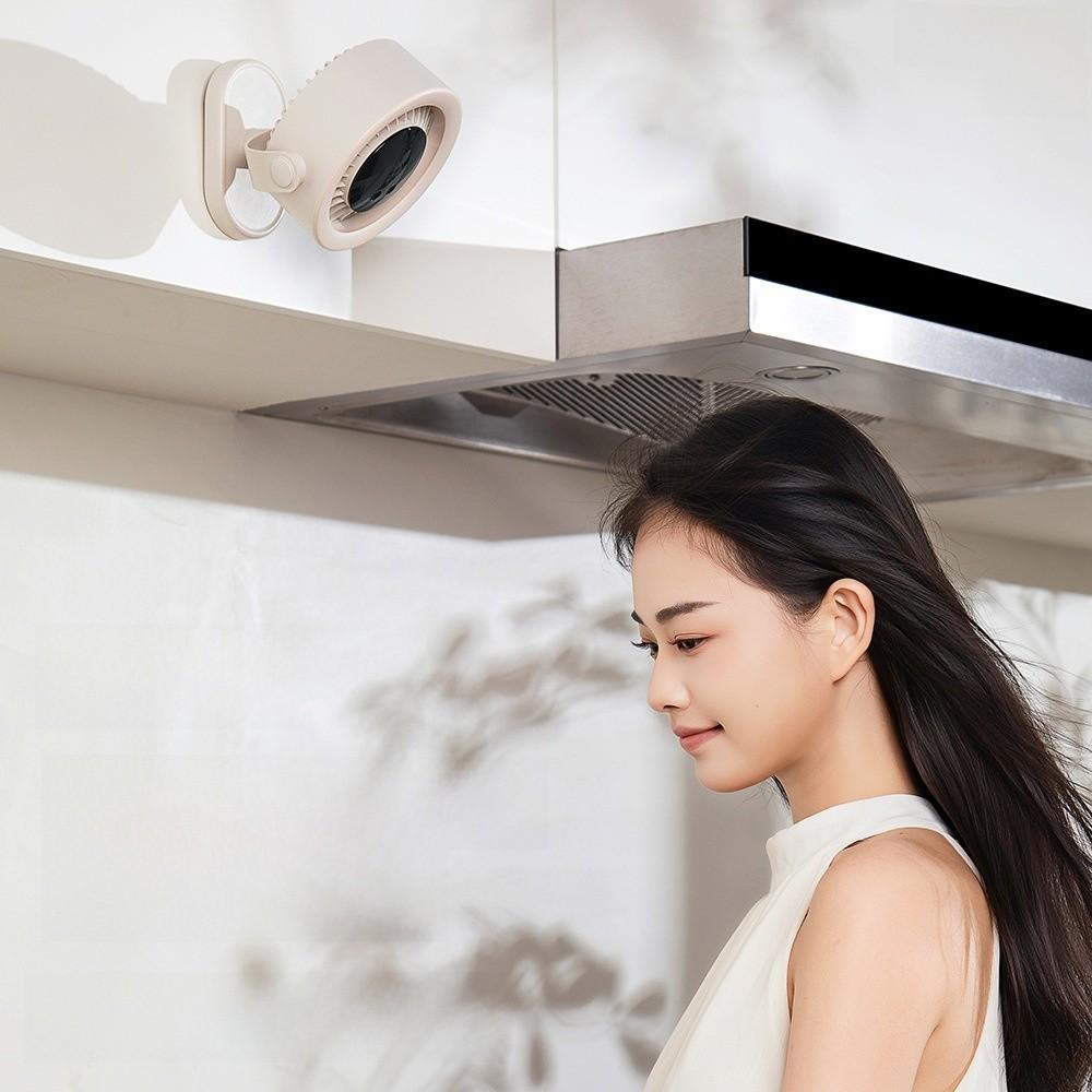Desktop Usb Rechargeable Fan With Touch Control Low Noise For Home Office Use