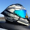 Motorcycle helmet,ABS men's and women's dual lens full face helmet, motorcycle sports car, all season full face helmet DOT