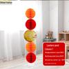 Mid-Autumn Festival Honeycomb Ball Pillar for National Day Mall Decor