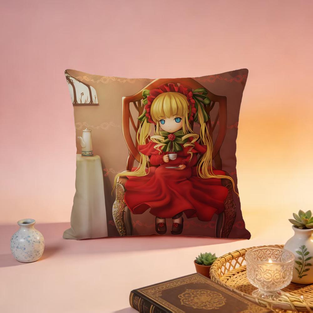 Hot RRozen Maidenful Cushion Cover Premium SkinFriendly Pillow Case MultiPurpose for Home Office Travel