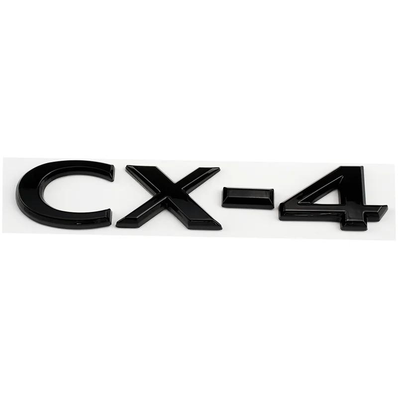 1Pc ABS Car Rear Trunk Words Letters Logo Badge Emblem Decals Sticker For CX4 CX5 CX7 Body Decoration Accessories