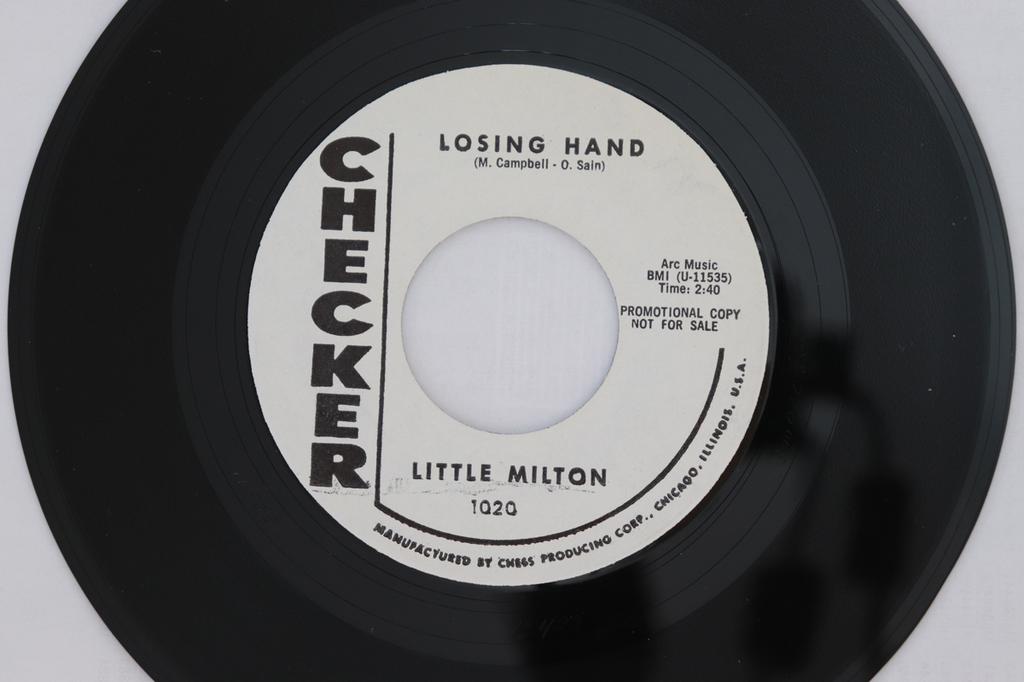 7inch Record LITTLE MILTON - Losing Hand / I Wonder Why 1020 Checker 1962 US Soul/Funk Used