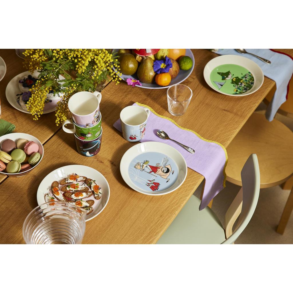 Arabia Moomin Fillyjonk and Dishwasher Safe Number [Officially Imported] Plate, 19cm, Microwave, Oven, (Product 1057218)