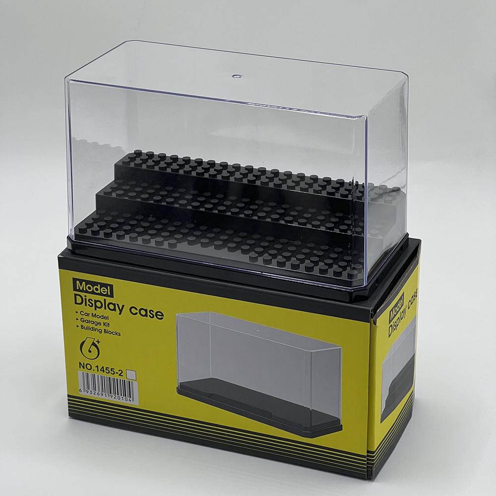 

Dustproof Acrylic Mini Figure Model Collection Display Box Building Block Storage Plexiglass Showcase чёрный