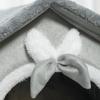 1PC Cat'S Nest House Type Winter Warm Small Dog Rabbit Nest Four Seasons General Purpose Can Be Disassembled And Washed Pet Nest