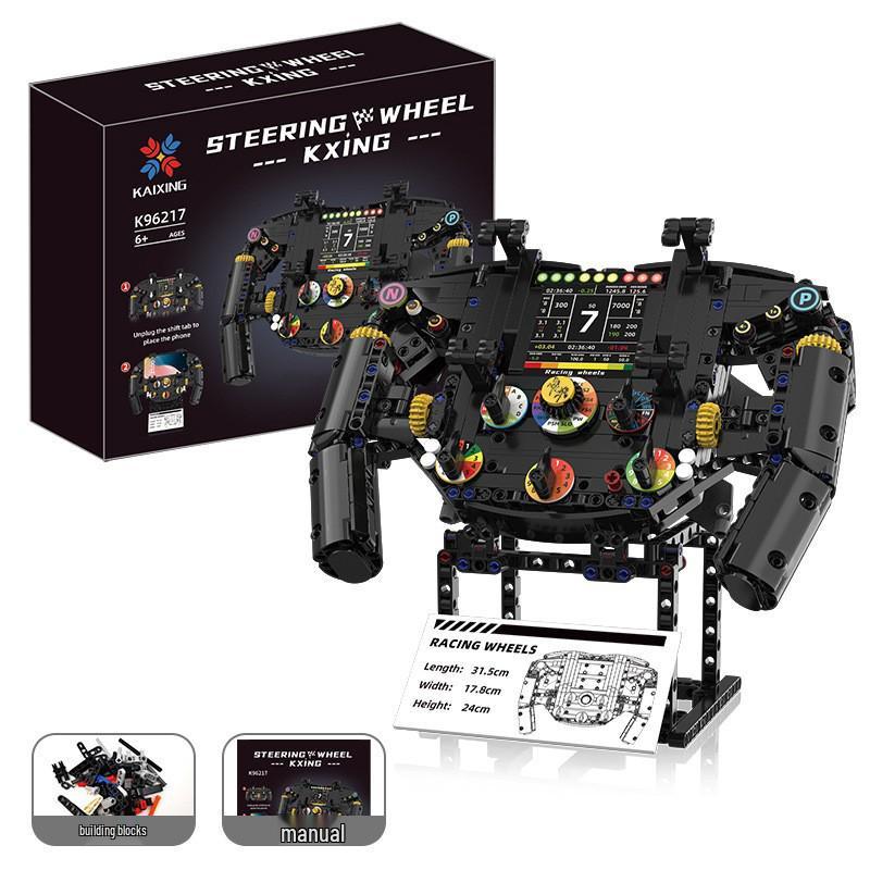 Five-in-One Programmable Wall-E Robot: Assembly Building Blocks, Electric Science Education, Remote Control, Compatible with Lego