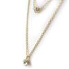 Les Trésors De Lily [N0795] - Collier sautoir 'Sissi' blanc doré