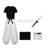 Anime Fushiguro Toji Cosplay Jujutsu Kaisen Costume Adult Unisex Short Sleeve Top Pants Suit Halloween Uniform Party