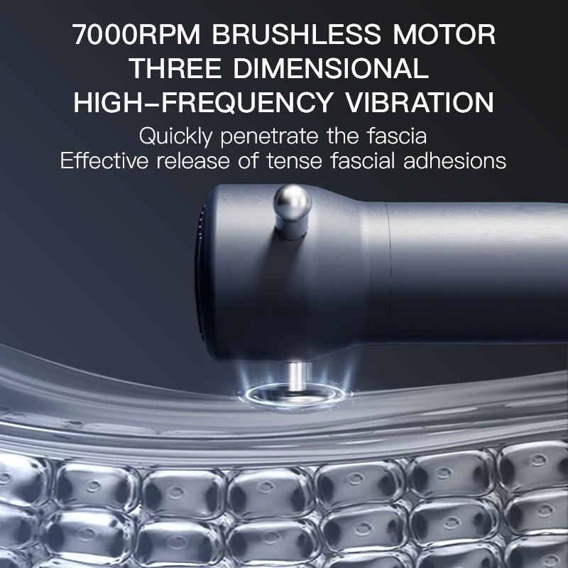 High Frequency Trigger Point Therapy Massage Tool Deep Muscle Fascia Massager Three-dimensional vibration Relaxation Device