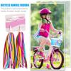 2 Stück 25 cm Kinder Kinder Roller Laufrad Dekoband Fahrradlenker Bunte Quasten Streamer