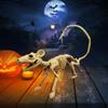 Halloween Mouse Skeleton Ornament Creepy Realistic Animal Skeleton Bone for Party Featival Decoration