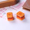 Miniature DIY Resin Toast Bread Toy for Dollhouse Accessories