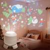 USB Powered Christmas Projector Snowflake Clear Patterns Christmas LED Night Light High Brightness Adjustable Atmosphere Lamp