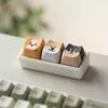 Animal Keycap Keychain Lightweight Fun Decor For Bags Keys Ideal Stress Reliever