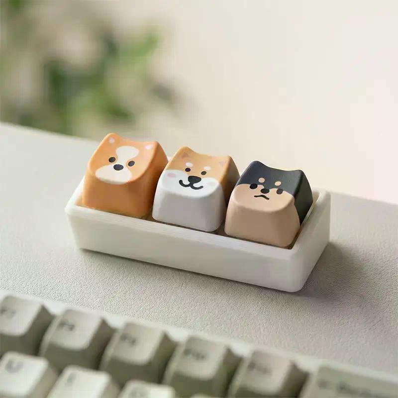 Animal Keycap Keychain Lightweight Fun Decor For Bags Keys Ideal Stress Reliever