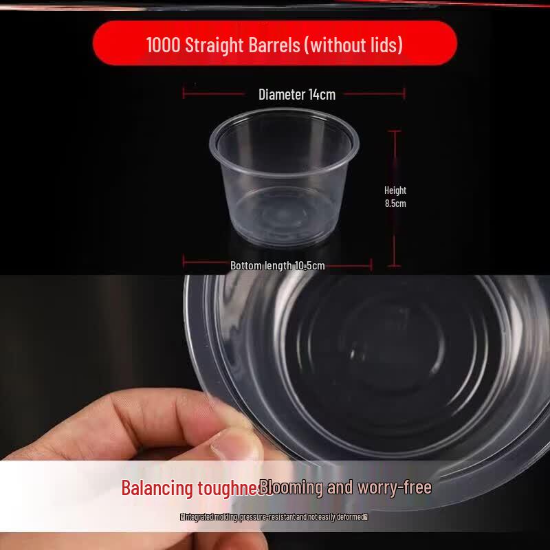 Star Disposable Plastic Bowls with Lids