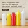 Plastic Squeeze Sauce Bottle Kitchen Commercial Salad Dressing Squeezer Home Use