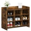 Shoe Cabinet Smoked Oak 85 x 39.5 x 70 cm Particleboard