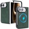Luxury Business Magnetic Leather Phone Case for iPhone Ultra for Magsafe Shockproof  Wear Resistant Comfortable Grip SlimCover