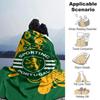 SCP Sporting Print Flannel Blanket High Quality Warm Comfortable Cover for All Seasons Perfect for Gifts Home Decor