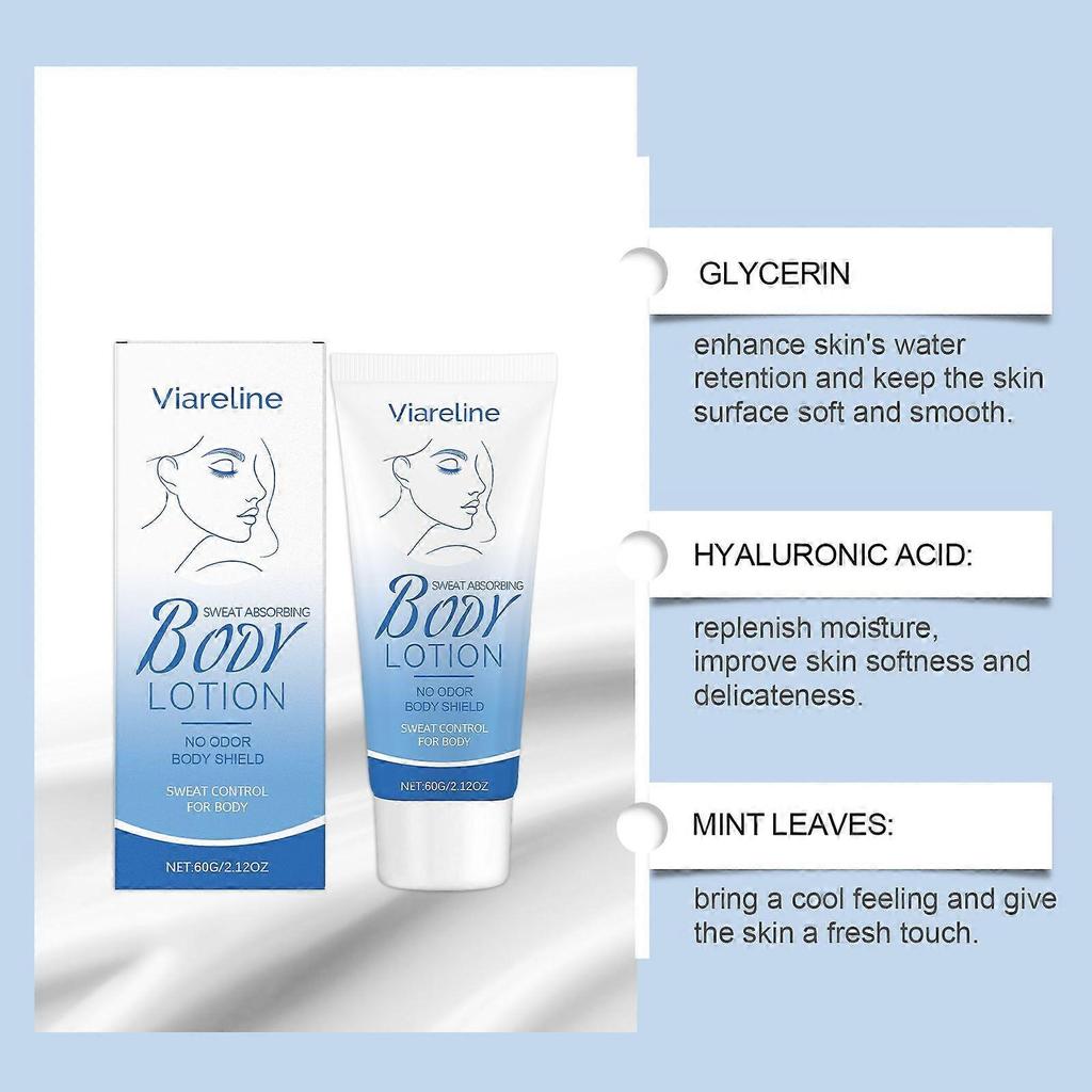 Limited time!!Viareline Body Care Cream - Refreshing And Non-Greasy For Underarms, Gentle Fragrance, Suitable For Daily Full-Body Care