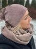 Luba Velvet Turban 26 Crinkled Shawl Without Pattern Even After Chemotherapy