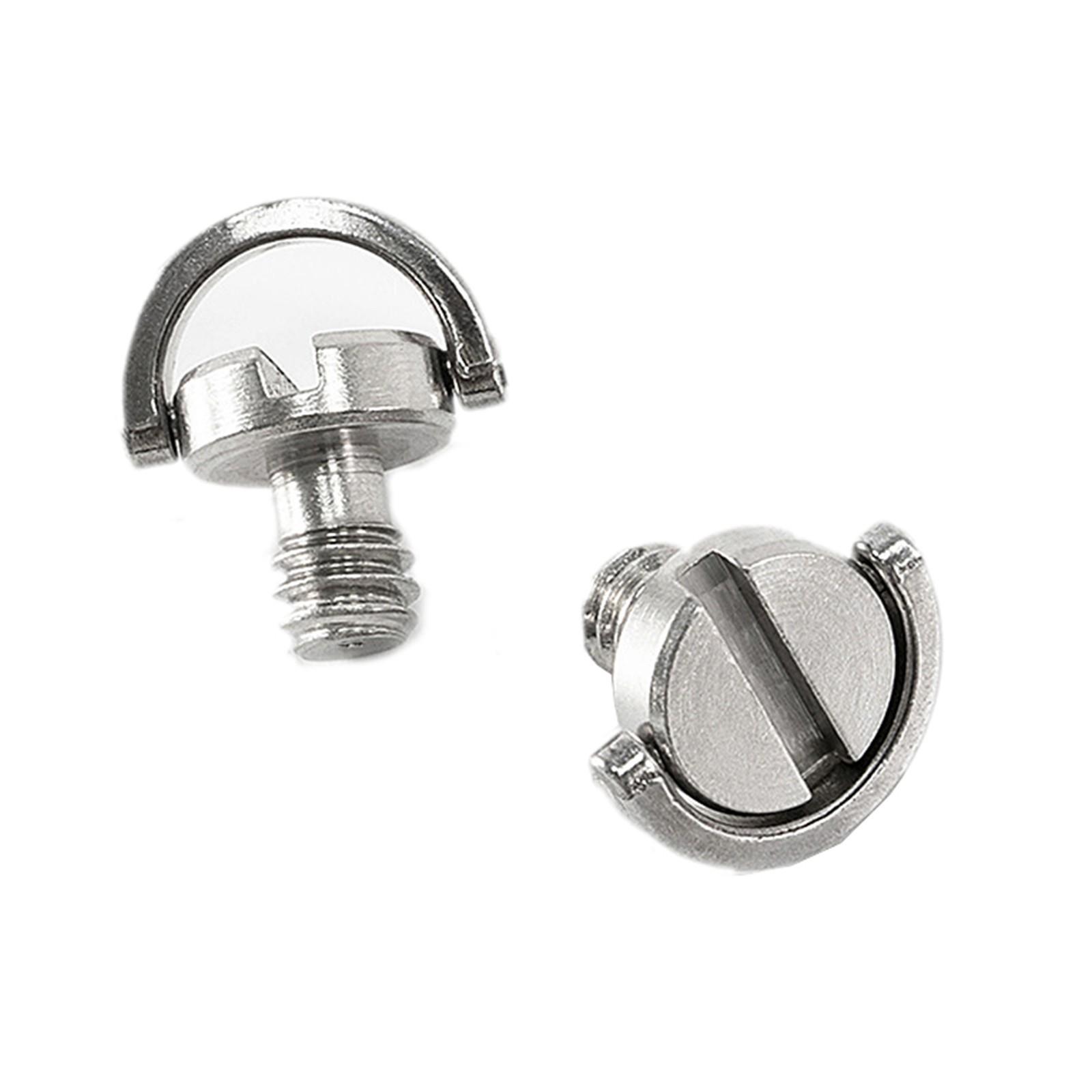 

Набор из 2 D-образных колец, винты с быстросъемным креплением с резьбой 1/4 дюйма для штатива, монопода для зеркальной камеры, винты для камеры из нержавеющей стали