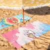 Line Dog M-maltese Funny Beach Towel For Beaches Yoga Studios Gyms Hot Springs Swimming Pools And Picnics