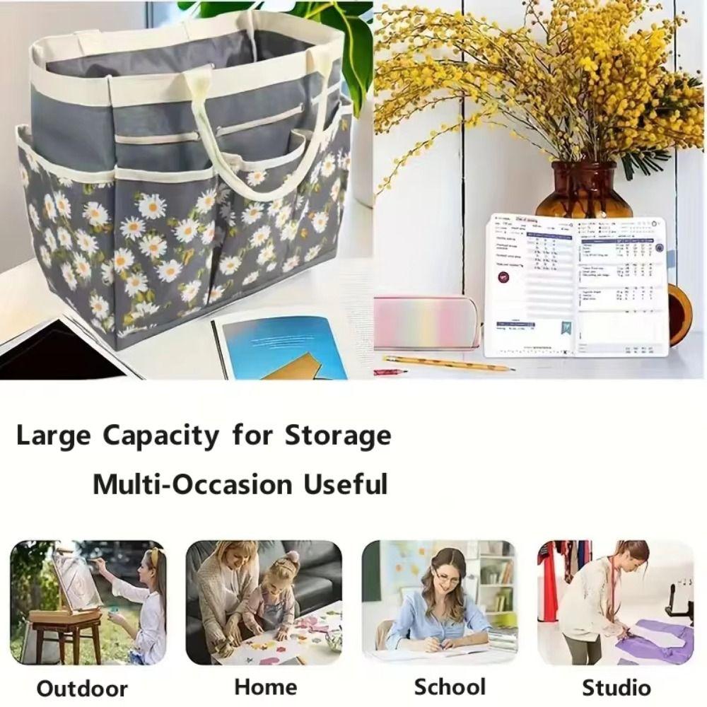 Oxford Cloth Portable Garden Tote Large Capacity Garden Tool Organizer Gardening