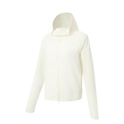 Li Ning Fitness Series Hooded Letter Logo Stitching Workout Jacket Women Jackets AFDW732-1