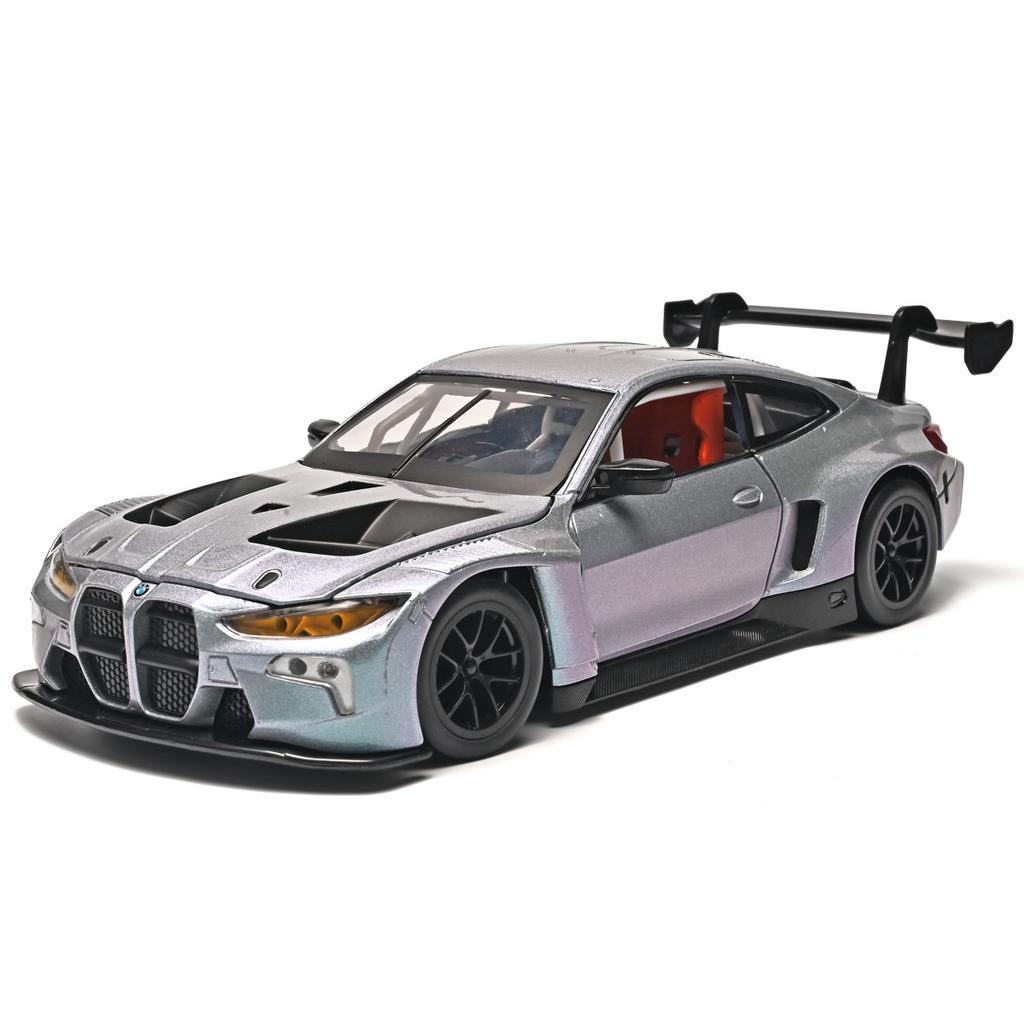 1: 24 M4 Radiant Edition Alloy Car Model Simulation Door Can Open New Year's Gift Desktop Ornament Toy