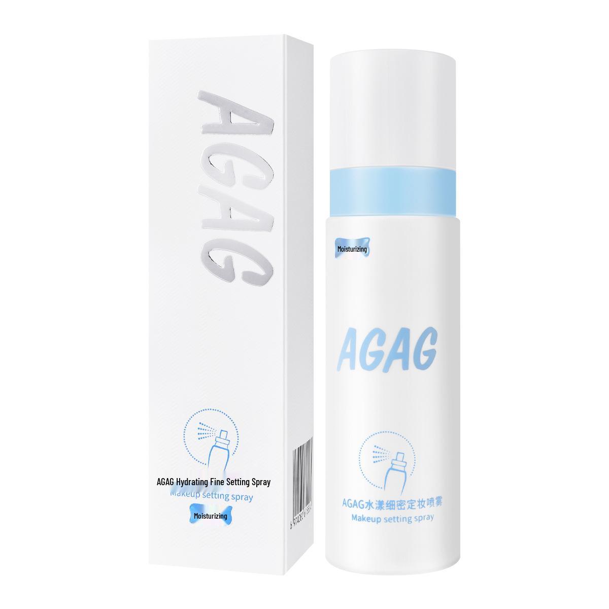 AGAG Long-lasting Hydrating Setting Spray - Moisturizing, Quick-dry, Anti-smudge, Fine Mist for Base Makeup 100ml
