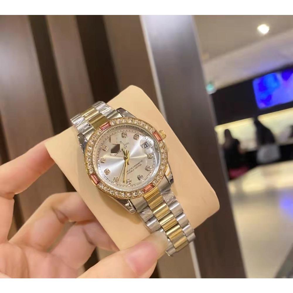 Micro Business Labor Family Diary Series Fashion Trend Steel Belt Watch Female Famous Watch Quartz Watch Female Male