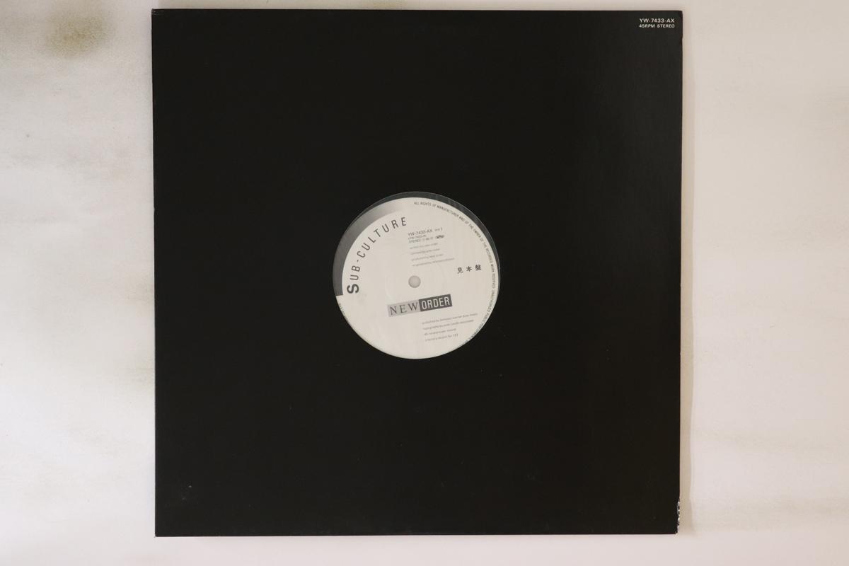 

LP Record NEW ORDER - Sub Culture YW7433AXPROMO FACTORY 1985 Japan Rock Used