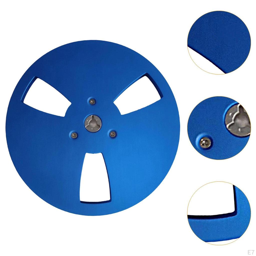 1/4 7 Inch Empty Reel Aluminum Accessories Lightweight Opening Machine Part Sturdy Open Sound
