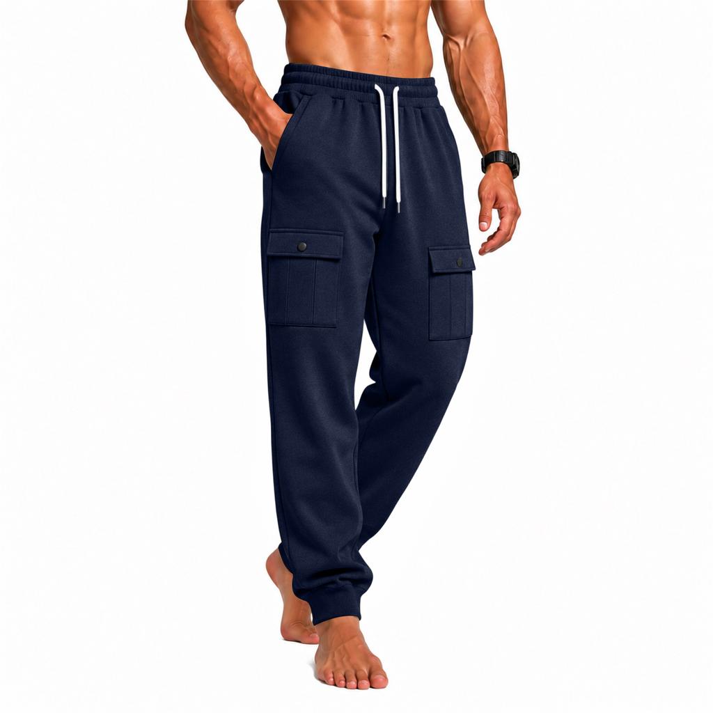 Men's Sweatpants Loose Fit Tapered Jogger Casual Athletic Pants for Fall Winter