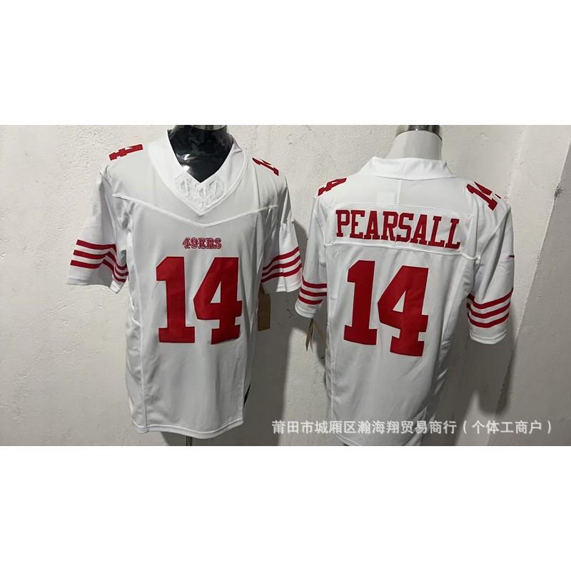 49ers Football Jersey Embroidered American Game Uniform Sports Training Shirt