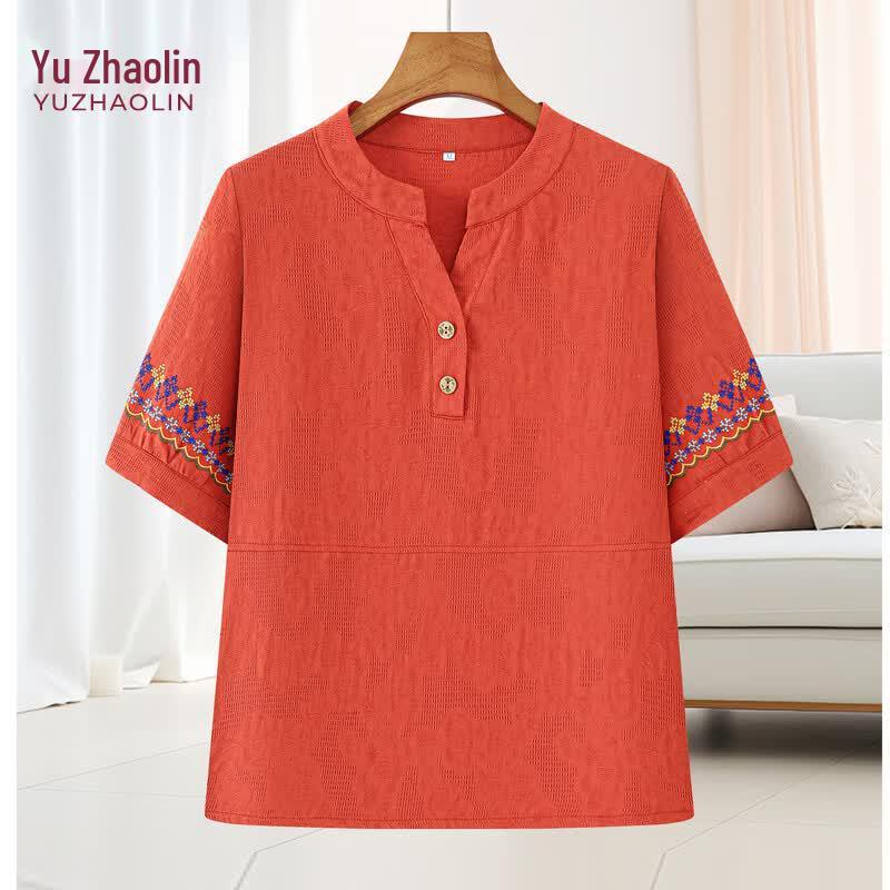 Женский элегантный летний топ с цветочным принтом и комплект YUZHAOLIN 2XL