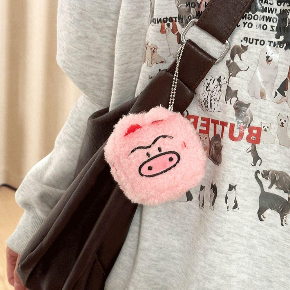Bag Charm Plush Little Pig Pendant School Bags Plush Pendant Plush Dog Keychain  Small Pendant