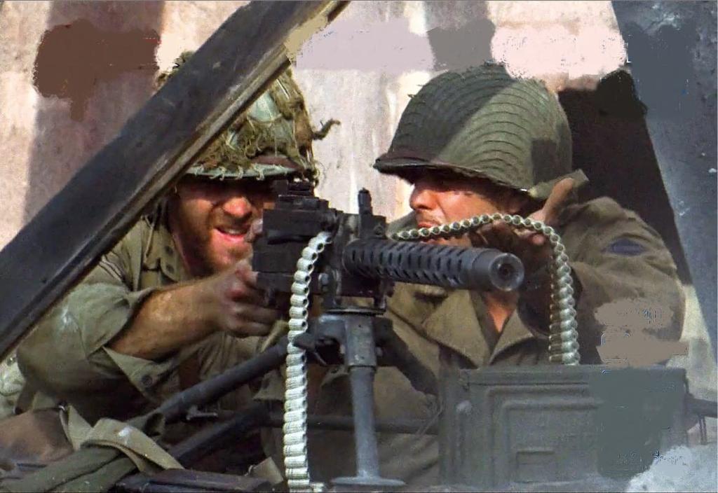 Mars Figures 32040-1/32 - US Heavy Weapon (D-Day) WWII Scale Plastic Model Kit