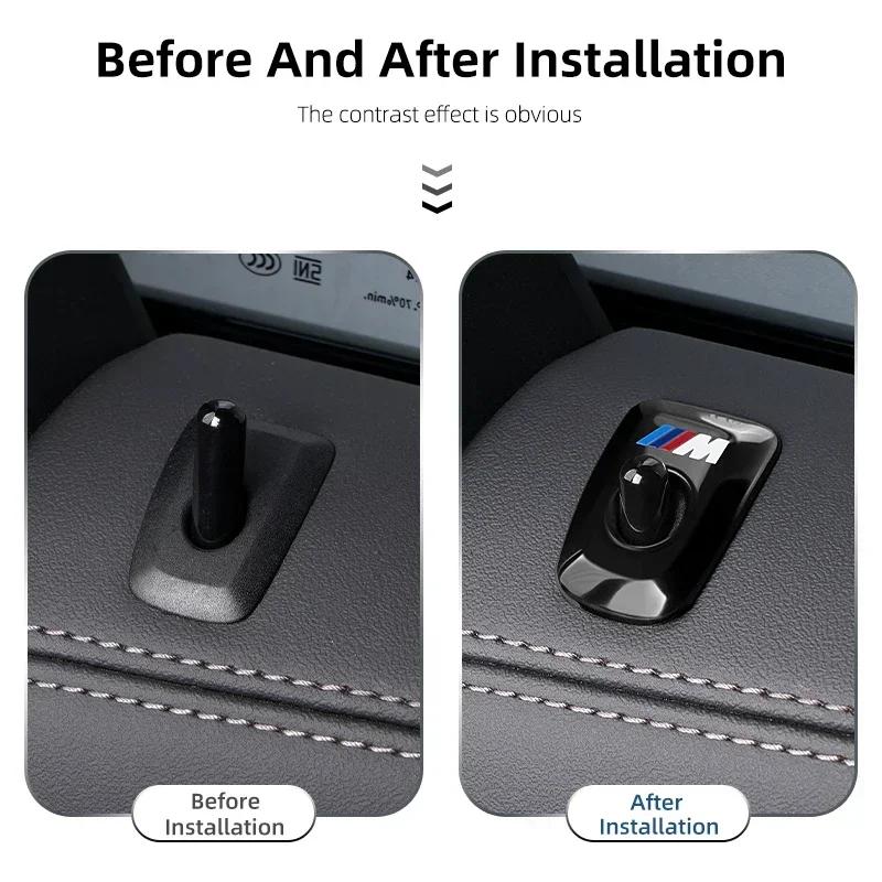 -4 STÜCK Auto Türschloss Riegel Metall Auto Türschloss Stifte Abdeckung Vorne Hinten Türschloss Knopf Aufkleber Zubehör Für BMW X5 G05 2019-202