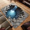 2D Flat 3D Visual Effect Mat Anti Slip Door Rug Floor Mat Thickened Bathroom Mat  Kitchen