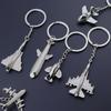 PUBG Rotating Plane Keychain: Fighter Jet & Passenger Jet Pendant