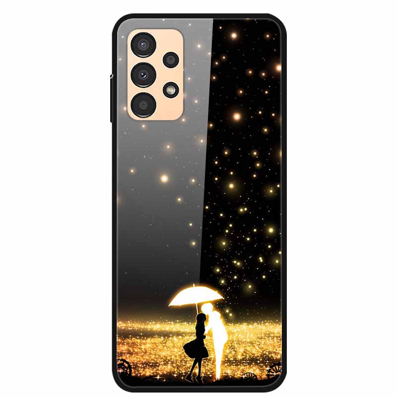 Funda para Samsung A53 5G 2022 Mármol Vidrio Templado Tapa Dura para Fundas de Teléfono Samsung Galaxy A33 A73 5G Protección Fundas